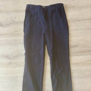 LOFT Navy blue fitted cropped leggings